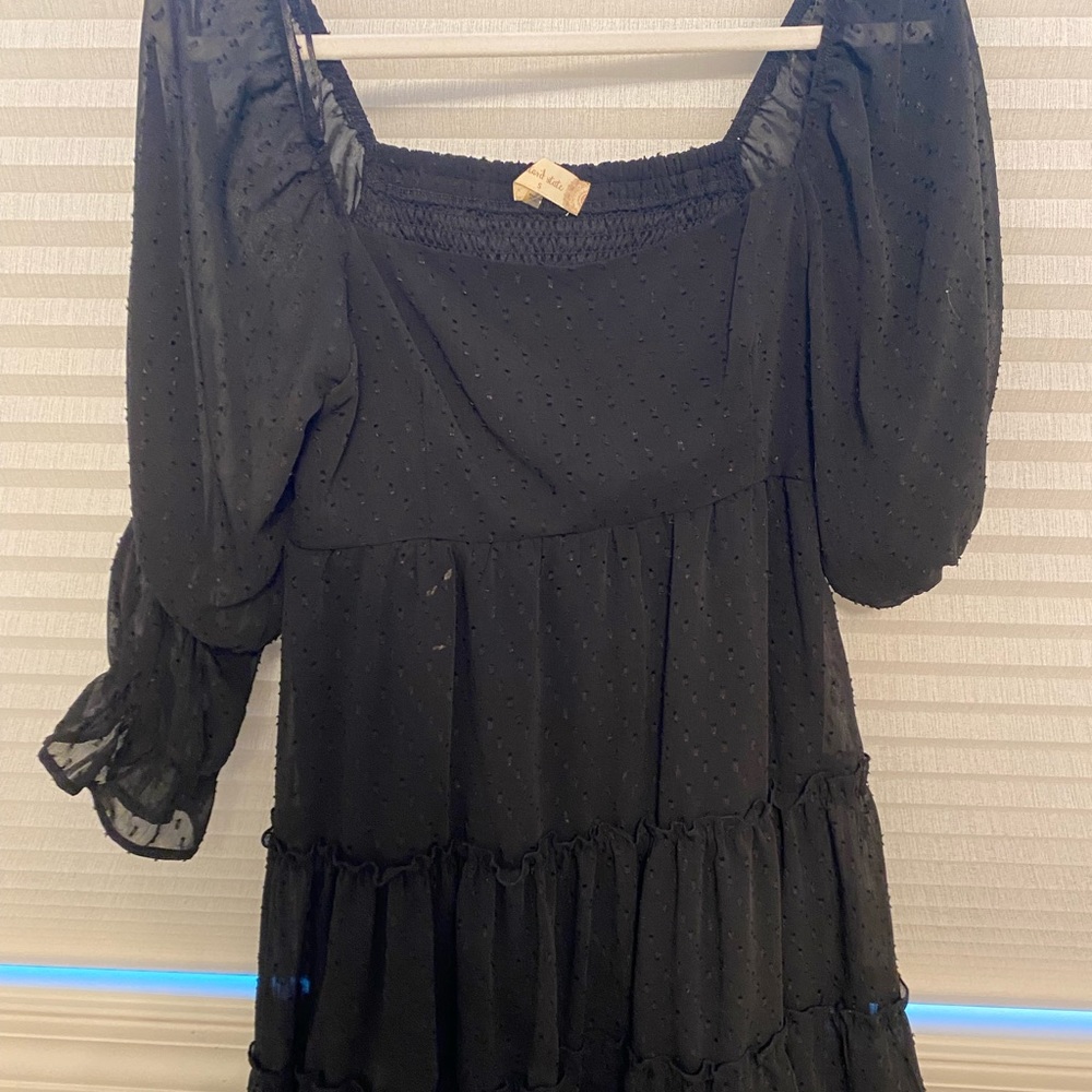 Altard state black longsleeve dress